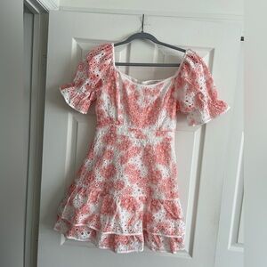 Stellah Pink and White Floral Dress